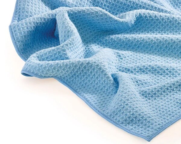 Mikrofaser Waffeltuch blau  01 Stück
