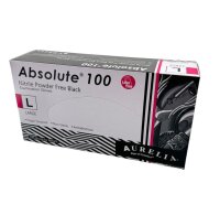 100x Nitril Einmalhandschuhe Aurelia Absolute -Powder...